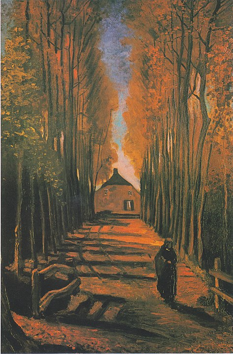 Van Gogh - Pappelallee im Herbst