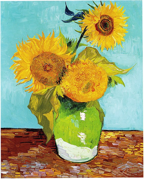 Vincent Van Gogh - Three_Sunflowers